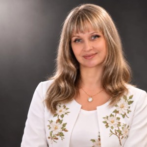 The composer Svitlana Kosiak