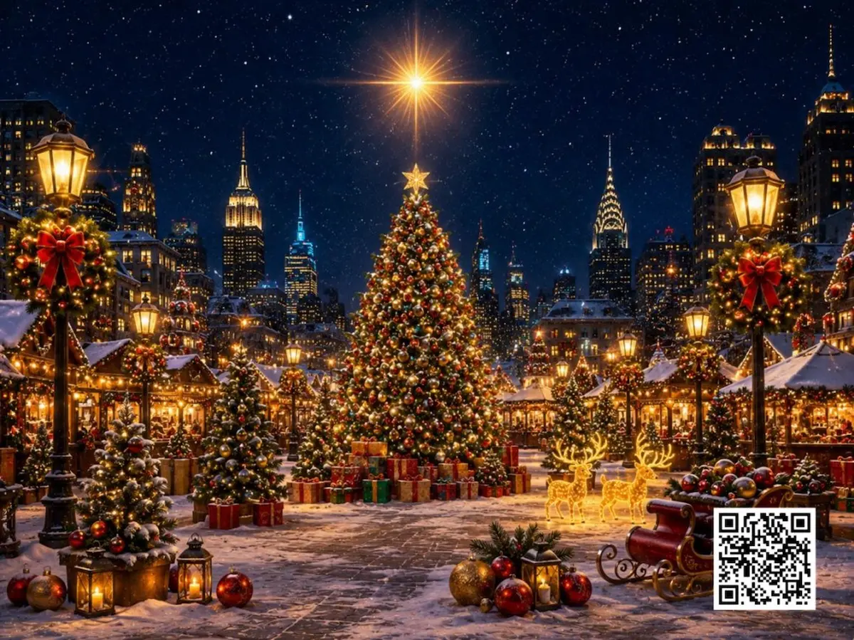 The Musical Painting “Christmas in America” Author Svitlana Kosiak