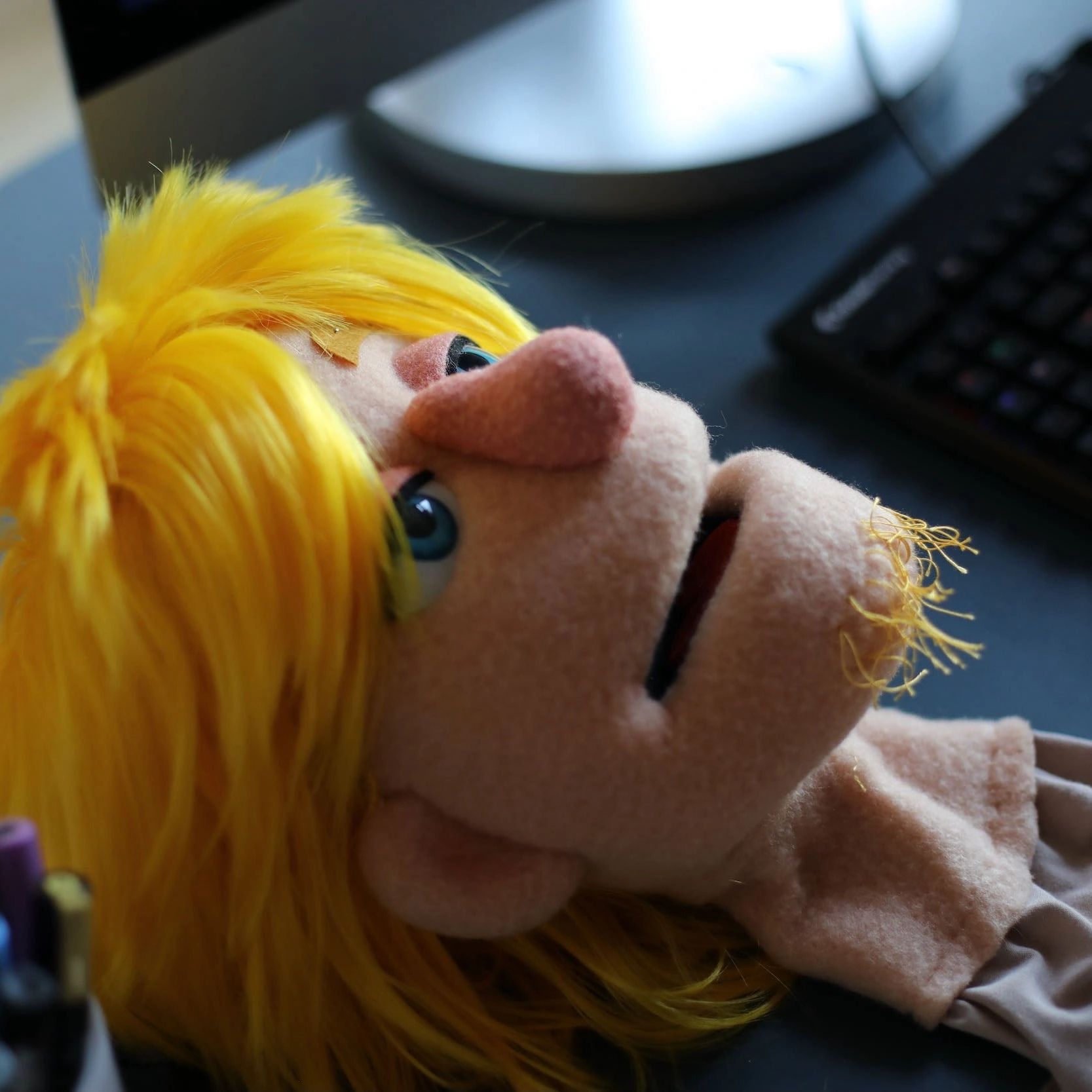 Custom puppet head, source: Furry Puppet Studio.